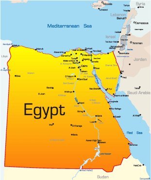 map of cairo city egypt