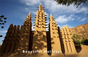 typical scenery of mali
