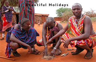 tourists enjoying an african ethical holidays holiday