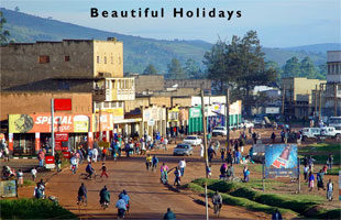 typical scenery of uganda