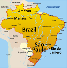 map of sao paulo brazil