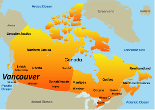 map of vancouver canada