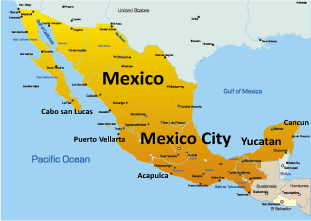 map of mexico city mexico