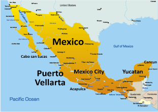map of puerto vallarta america
