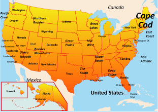 map of cape cod america