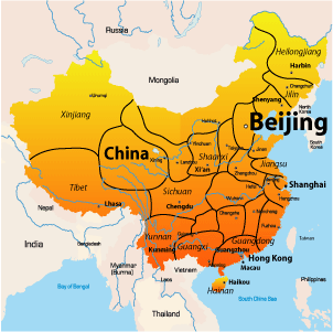 map of beijing china
