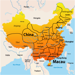 map of macau china
