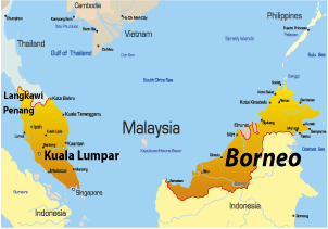 map of borneo asia