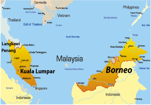 map of malaysia asia