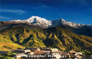 typical scenery of nepal