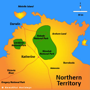 map of darwin northern territory