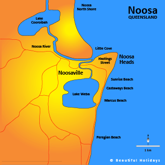 map of noosa queensland
