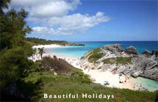 typical scenery of bermuda