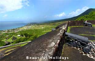 typical scenery of st kitts nevis