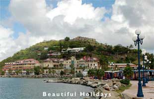 typical scenery of st martin