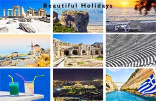 one of the popular greek islands resorts