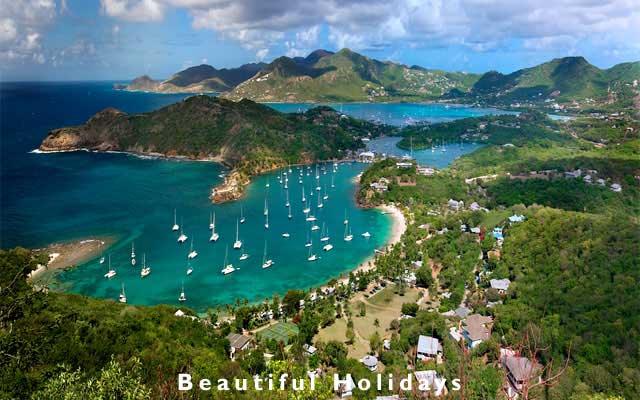 English Harbour from Shirley Heights, Antigua Picture