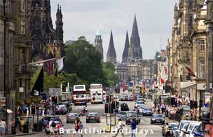 picture showing popular edinburgh hotel